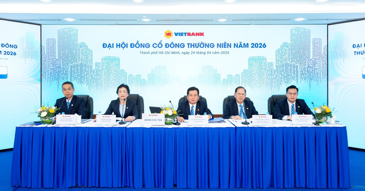 Vietbank tổ chức ĐHĐCĐ thường niên 2026, thông qua nhiều mục tiêu tăng trưởng quan trọng