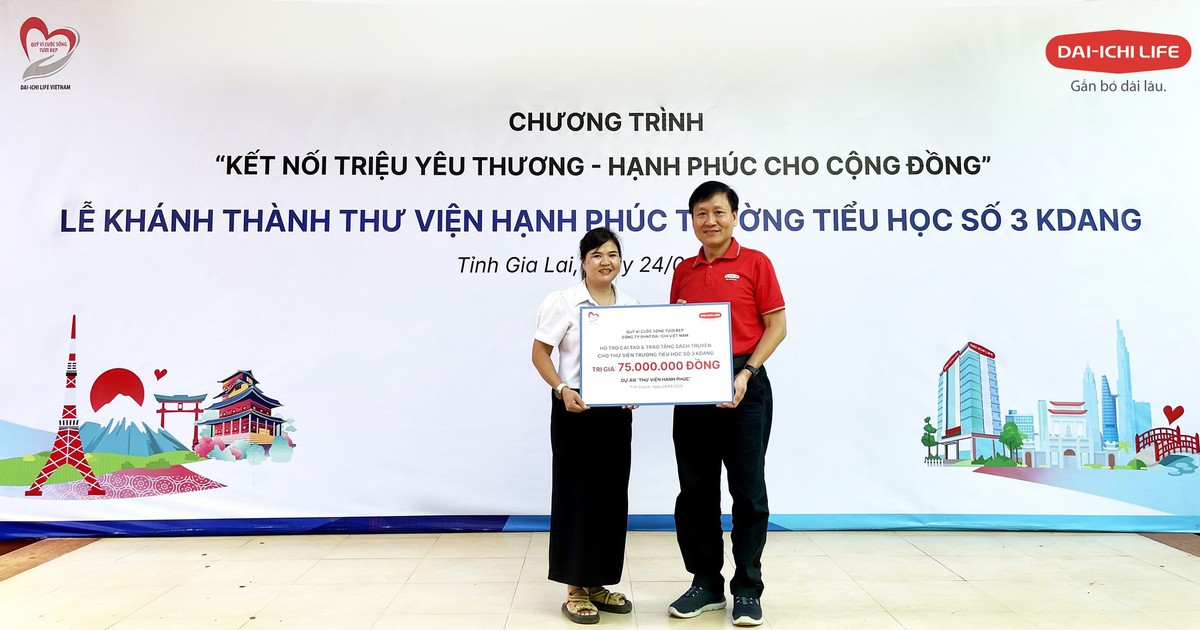 Dai-ichi Life Việt Nam khởi động dự án ‘Thư viện Hạnh phúc’ tại tỉnh Gia Lai