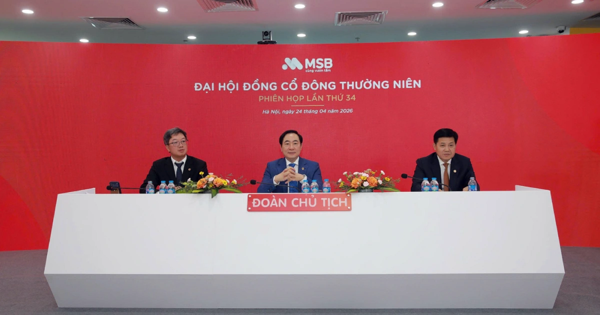 MSB dự kiến tăng vốn lên 37.440 tỉ đồng