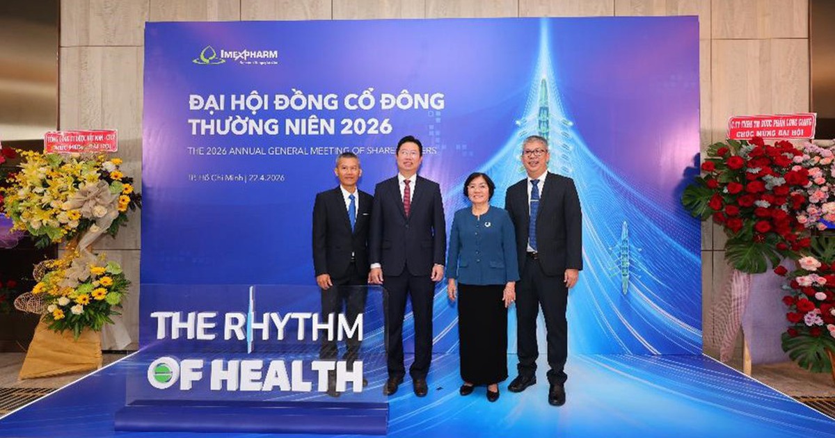 Imexpharm đặt mục tiêu doanh thu 3.200 tỉ đồng, tăng mức cổ tức tiền mặt 2025