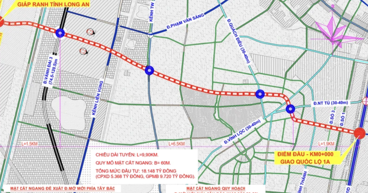 TP.HCM sắp làm tuyến đường hơn 17.000 tỉ chạy thẳng tới Tây Ninh