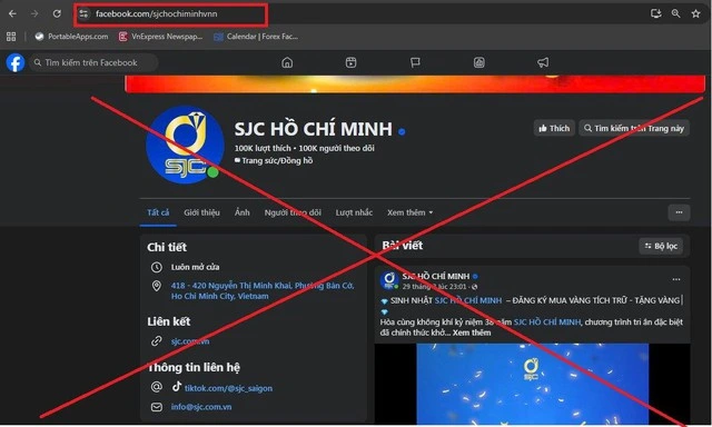 Mạo danh Công ty SJC lừa khách hàng mua vàng - Ảnh 1