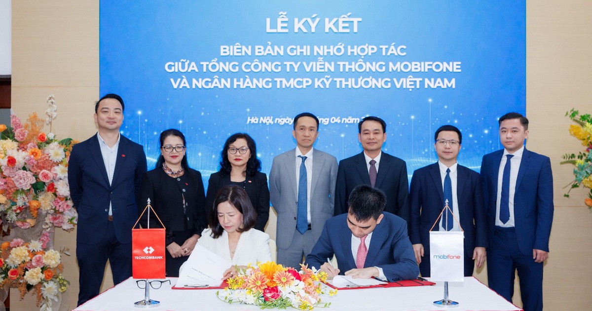Mobifone và Techcombank ký kết hợp tác: Kiến tạo hệ sinh thái tài chính, công nghệ số