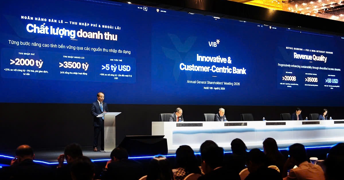 VIB chia cổ tức gần 19%