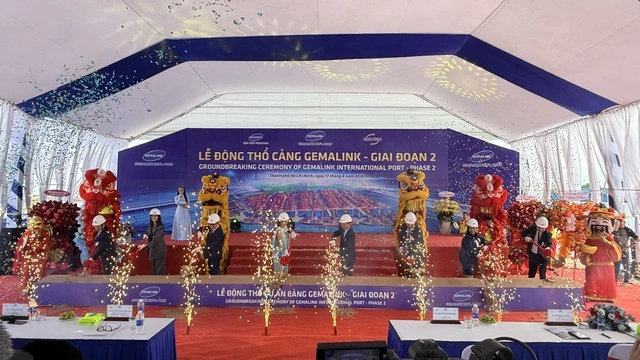 Động thổ giai đoạn 2 cảng nước sâu Gemalink tiếp nhận cỡ tàu 250.000DWT - Ảnh 1