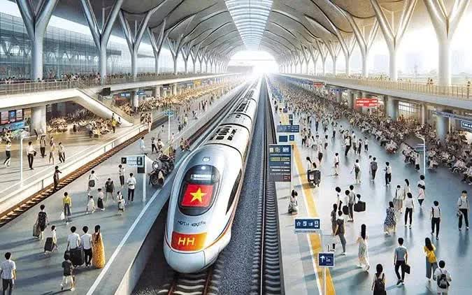 Bộ Xây dựng mời gọi tư vấn cho siêu dự án đường sắt tốc độ cao Bắc - Nam - Ảnh 1