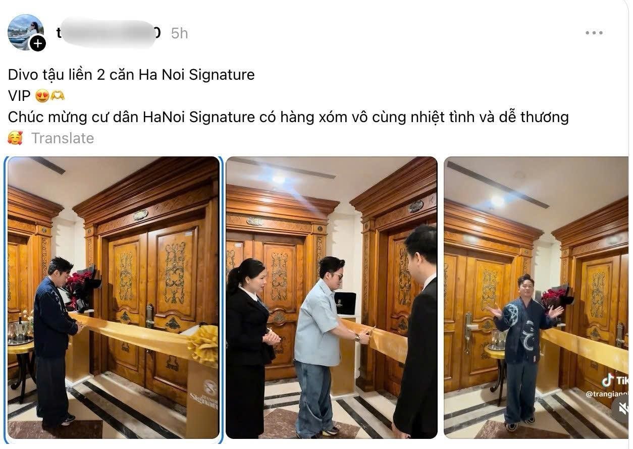 Chưa đầy 1 tháng sau khi tham quan đại dự án của ông Trịnh Văn Quyết, nam ca sĩ nổi đình đám đã xuống tiền mua cùng lúc 2 căn hộ sang chảnh giá vài chục tỷ/căn từng do Tân Hoàng Minh phát triển - Ảnh 1