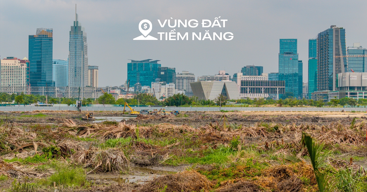 Toàn cảnh khu đất chỉ cách phường Sài Gòn một cây cầu, vừa khởi công xây dựng trung tâm hành chính gần 30.000 tỷ