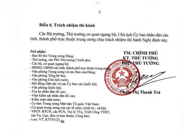 Toàn văn: Nghị định 162/2026/NĐ-CP điều chỉnh lương hưu, trợ cấp BHXH và trợ cấp hằng tháng - Ảnh 5