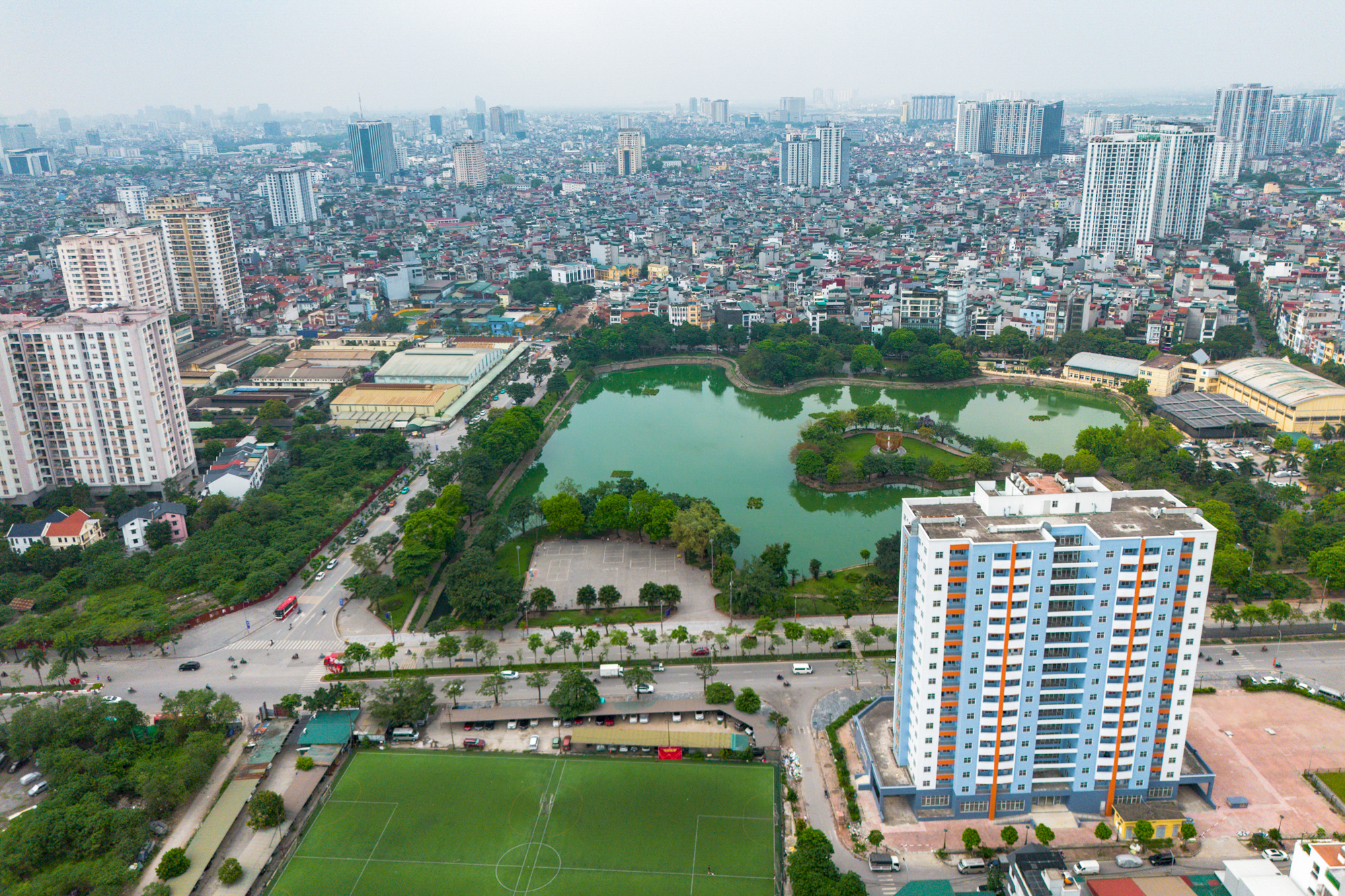 Toàn cảnh khu đất ven hồ Đền Lừ sắp chuyển đổi từ nhà máy sang chung cư tại Hà Nội - Ảnh 10