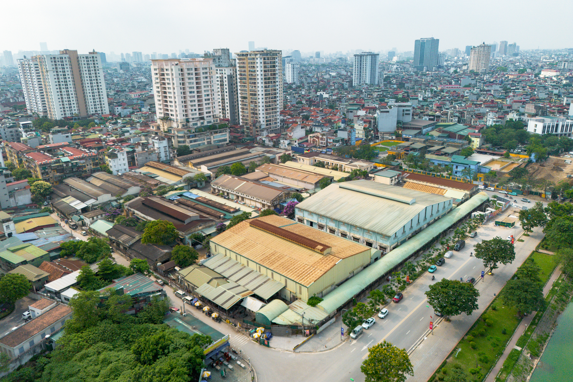 Toàn cảnh khu đất ven hồ Đền Lừ sắp chuyển đổi từ nhà máy sang chung cư tại Hà Nội - Ảnh 2
