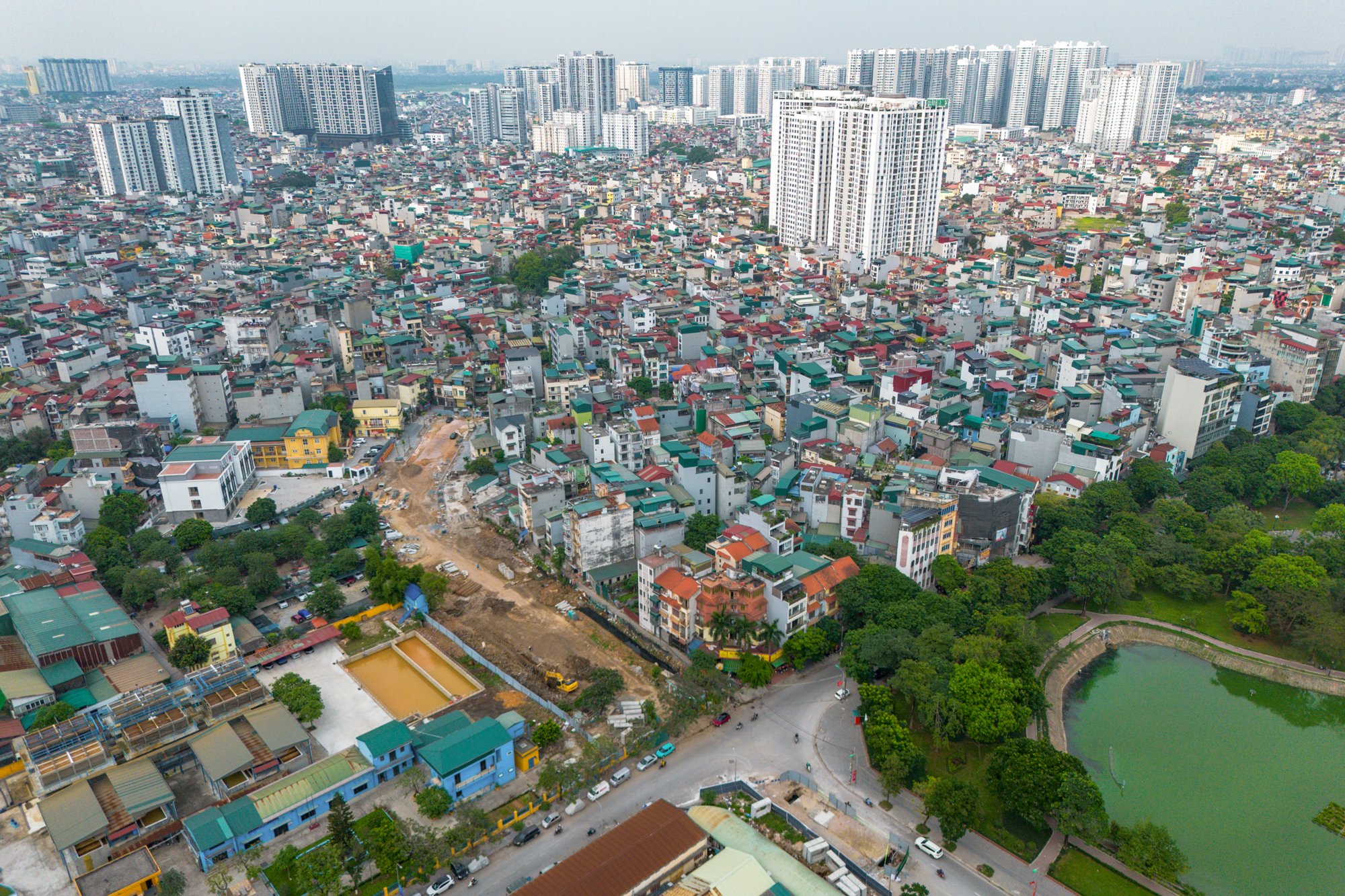Toàn cảnh khu đất ven hồ Đền Lừ sắp chuyển đổi từ nhà máy sang chung cư tại Hà Nội - Ảnh 5