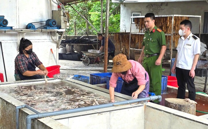 Phát hiện hơn 3 tấn lòng lợn thối chuẩn bị tiêu thụ tại Bắc Ninh - Ảnh 1
