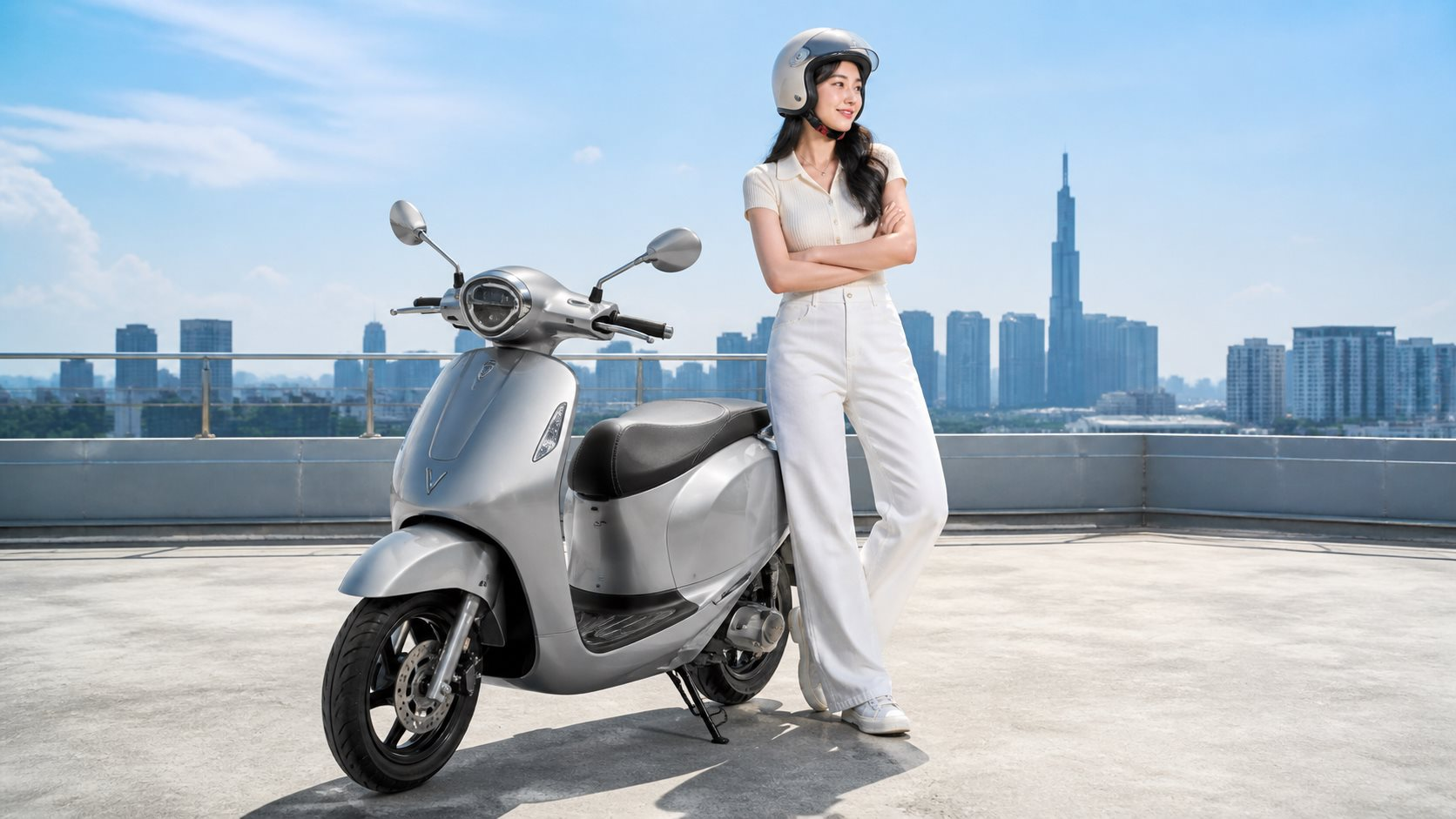 VinFast của ông Phạm Nhật Vượng vừa để lộ thiết kế mẫu xe điện mới - kiểu dáng mềm mại, đẹp không kém gì Liberty hay Vespa - Ảnh 3