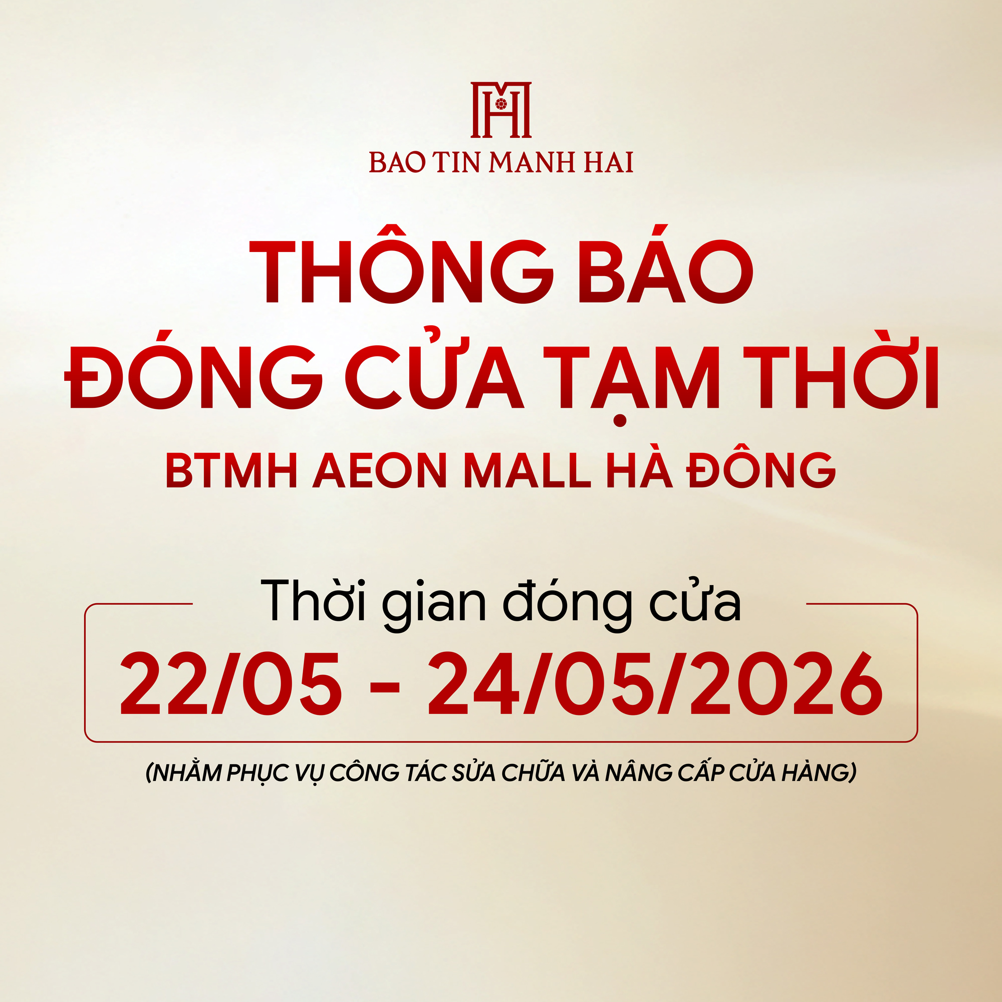 Thông báo mới từ Bảo Tín Mạnh Hải, người mua vàng ở Hà Nội lưu ý - Ảnh 1