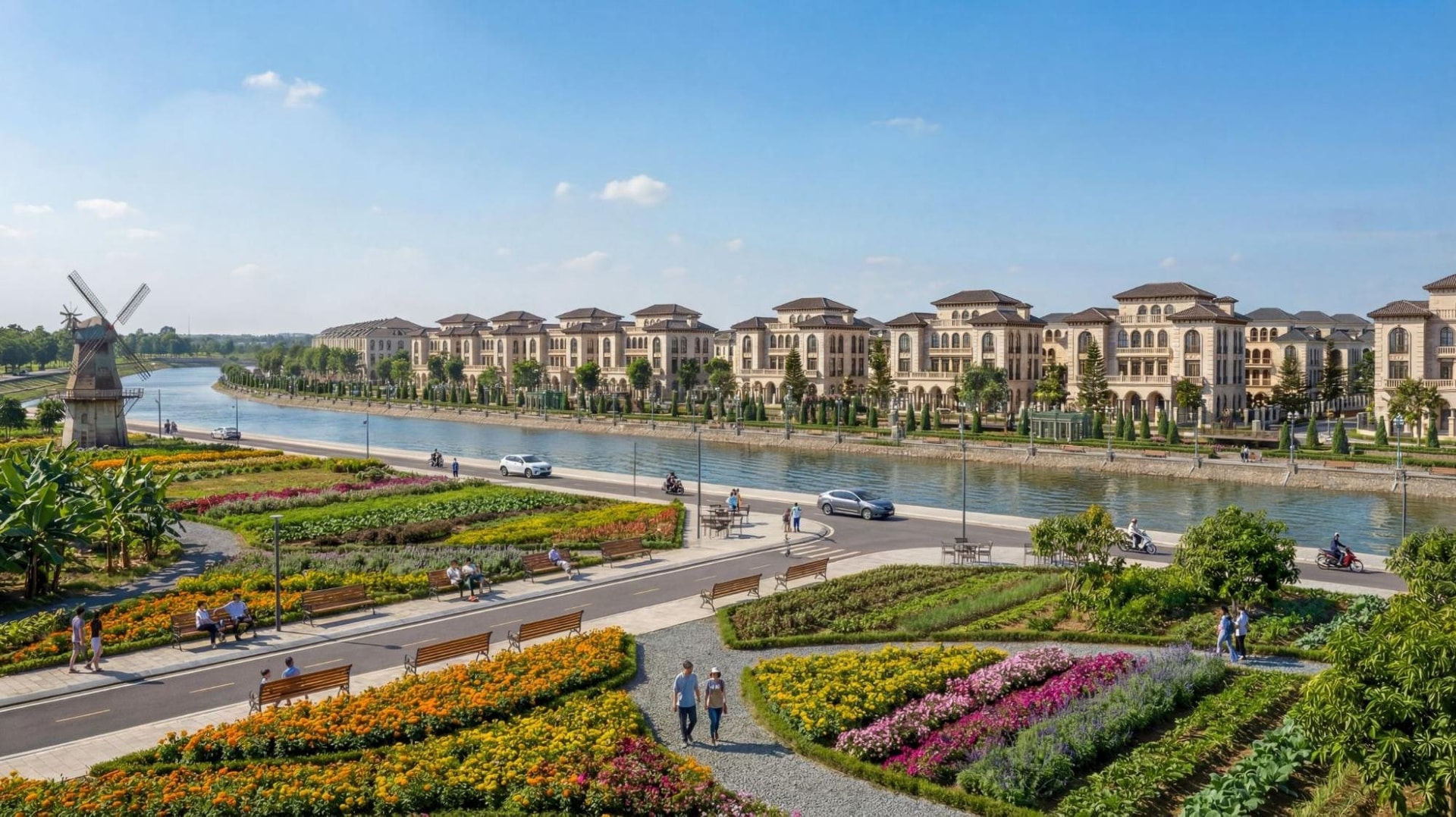 Choáng ngợp siêu dinh thự cho giới tài phiệt của Sunshine Group: Diện tích 2.500m2, trải dài 11km ven sông nằm ngay trục kết nối với Ciputra - Ảnh 1