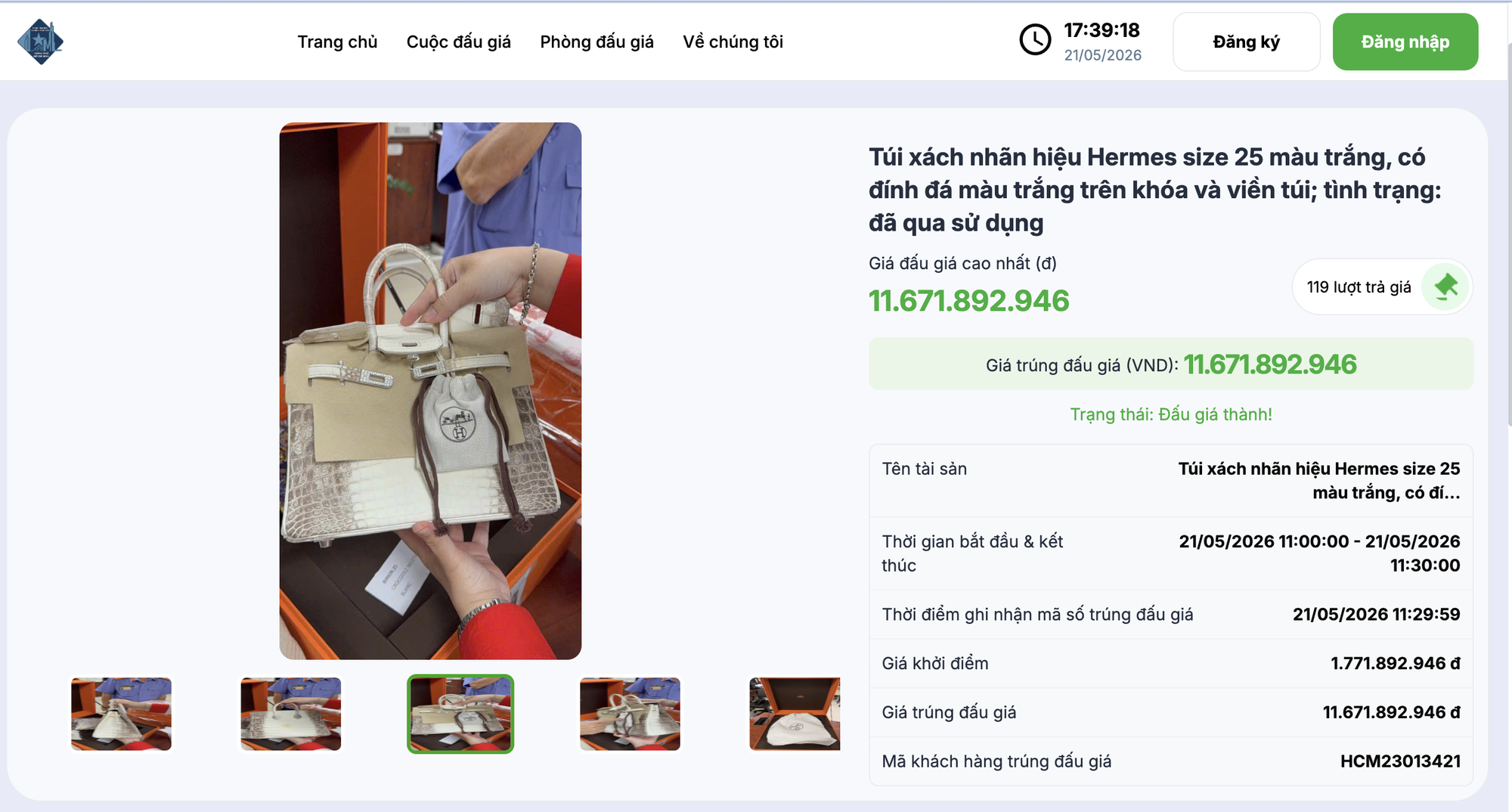 Túi Hermes bà Trương Mỹ Lan từng nói "giá trị không đáng bao nhiêu", đấu giá thu về hơn 14 tỉ đồng - Ảnh 1