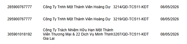 Phong tỏa tài khoản ngân hàng đối với tất cả doanh nghiệp, công ty có tên trong danh sách sau - Ảnh 6