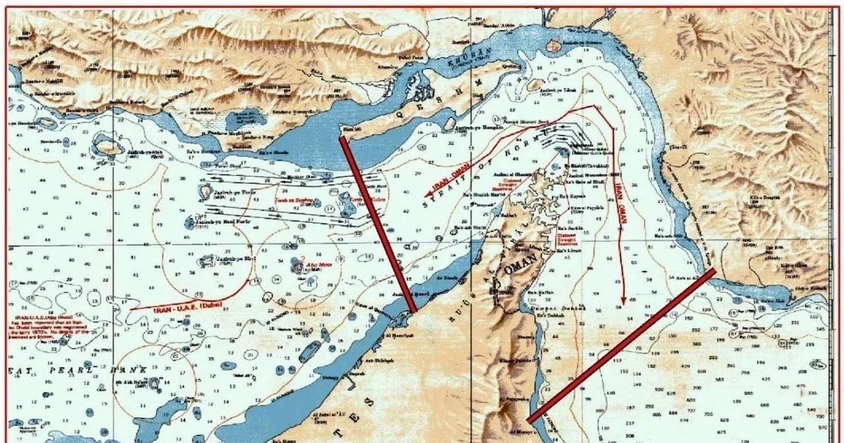 Iran công bố vùng kiểm soát mới ở eo biển Hormuz