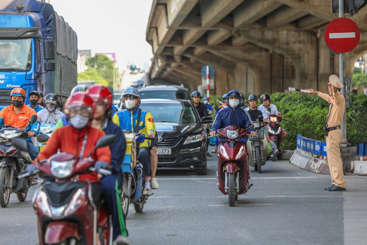Xe máy xăng chiếm 97% trong vành đai 1 Hà Nội