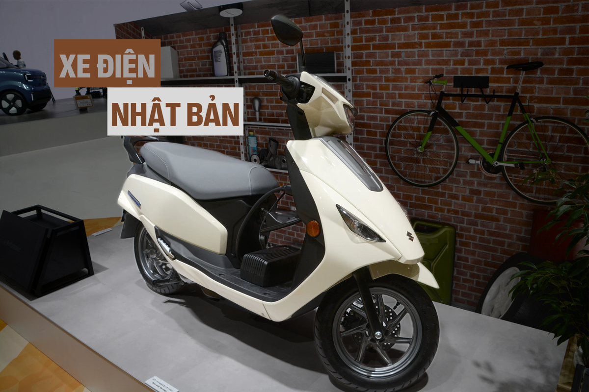 Xe máy điện Suzuki e-Address sắp 'chào sân' Việt Nam: Có chi tiết giống VinFast Vento S, sạc đầy đi 80 km, giá quy đổi hơn 50 triệu đồng