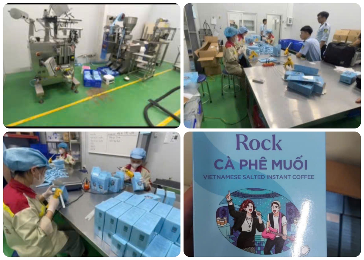 Công ty tại Hưng Yên sản xuất hơn 220.000 gói cà phê giả