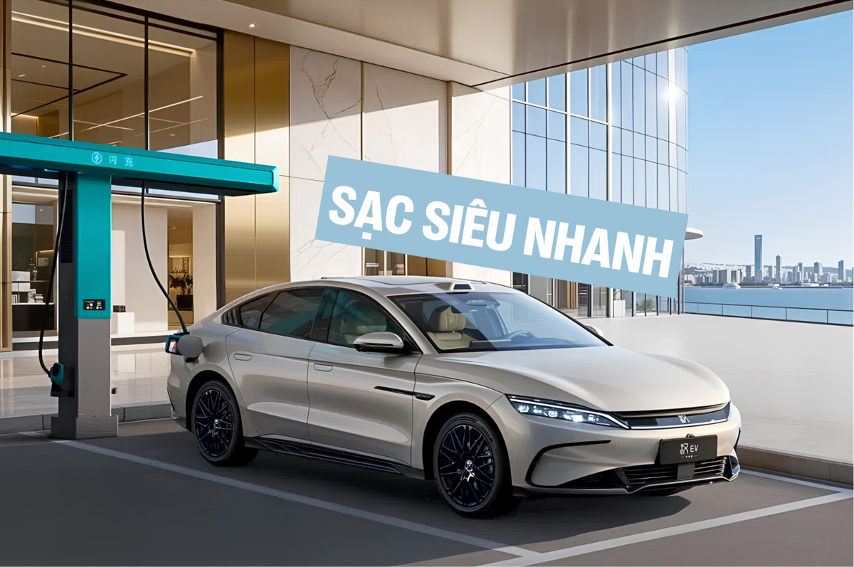 Sedan điện BYD có công nghệ sạc siêu nhanh được đăng ký tại Việt Nam, dễ ra mắt vào cuối năm nay cùng hệ thống trạm sạc