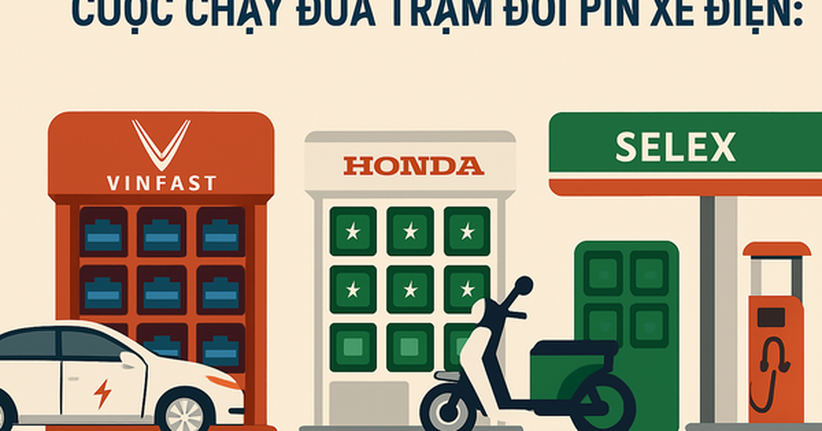 Cuộc chạy đua trạm đổi pin xe điện: VinFast phủ thần tốc, Honda lập 'liên minh mở', Selex giành vỉa hè cây xăng