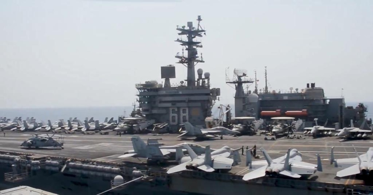 Tàu sân bay Nimitz của Mỹ tiến vào vùng biển Caribbean