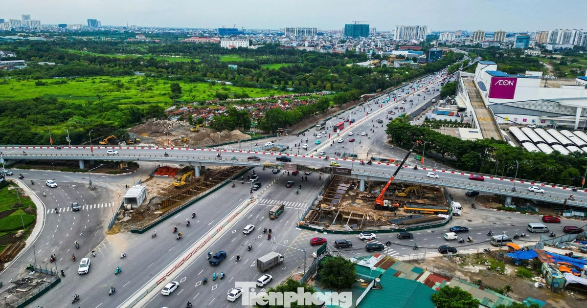 Đại công trường hầm chui Cổ Linh sau 7 tháng thi công