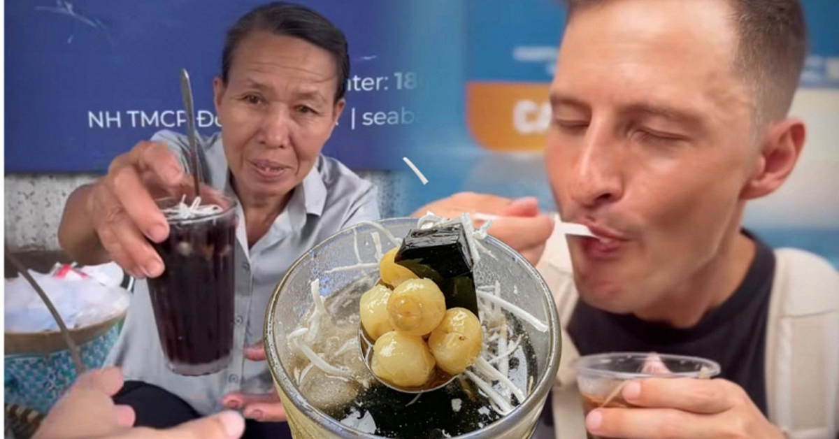 Gánh chè 15.000 "hài lòng" khách Tây giữa Hà Nội: Ăn liền 2 ly, phong luôn người bán làm siêu anh hùng