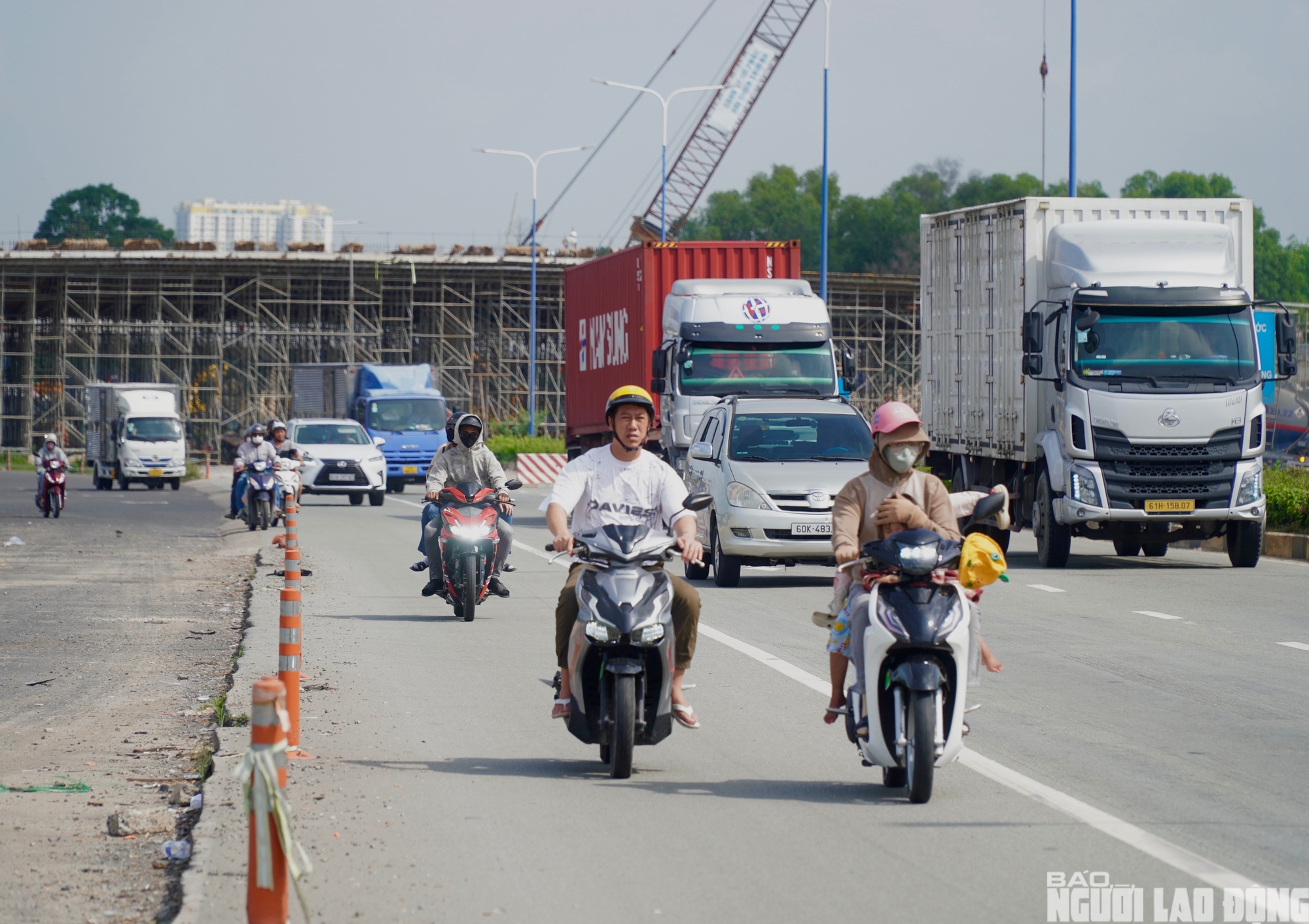Toàn cảnh nút giao Bình Chuẩn trên đường Vành đai 3 TPHCM đang dần thành hình - Ảnh 7