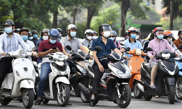 Xe máy xăng chiếm 97% trong vành đai 1 Hà Nội - Ảnh 1