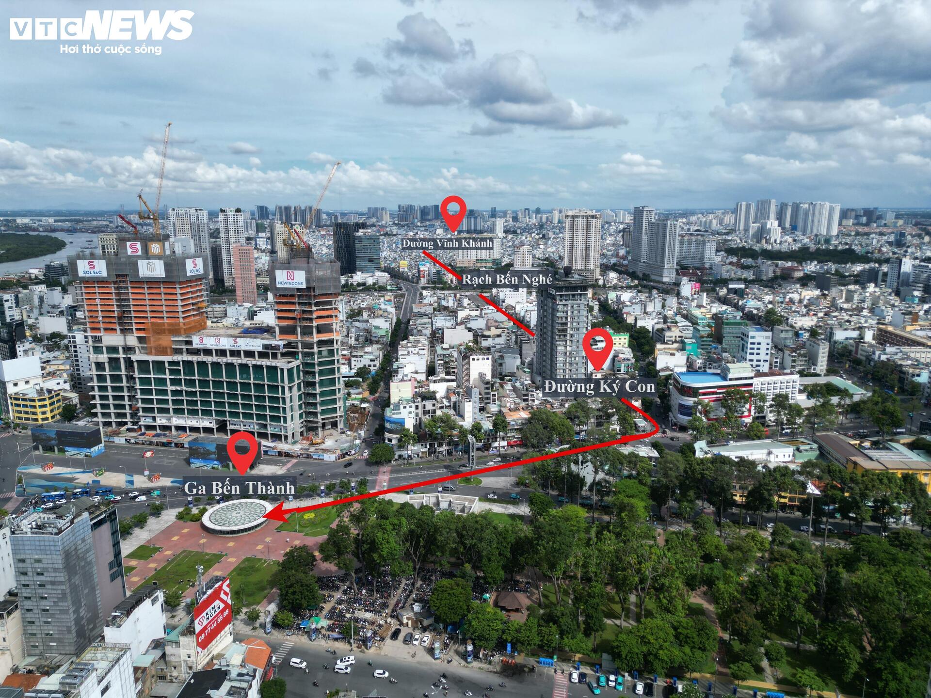 Toàn cảnh dự kiến hướng tuyến metro Bến Thành - Cần Giờ - Ảnh 1