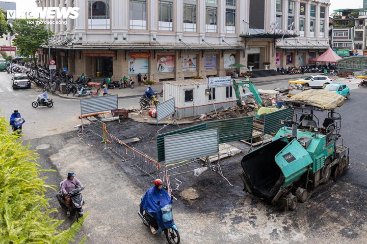 Hiện trạng loạt dự án chống ngập ở nội đô Hà Nội trước hạn về đích 30/5 - Ảnh 12