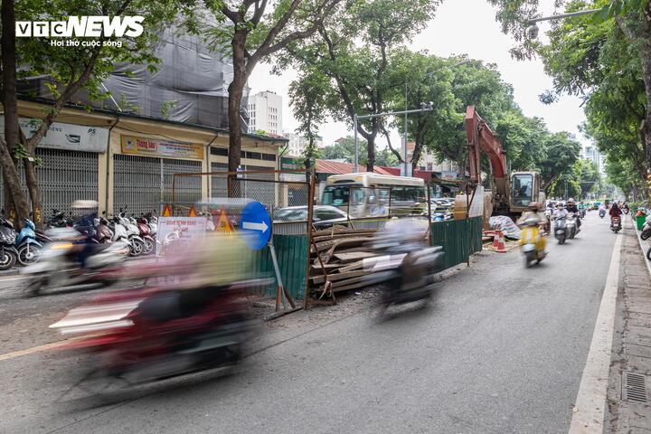 Hiện trạng loạt dự án chống ngập ở nội đô Hà Nội trước hạn về đích 30/5 - Ảnh 17