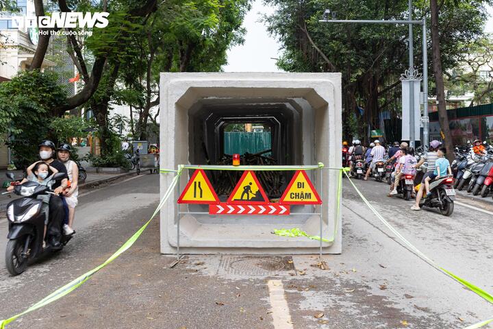 Hiện trạng loạt dự án chống ngập ở nội đô Hà Nội trước hạn về đích 30/5 - Ảnh 14