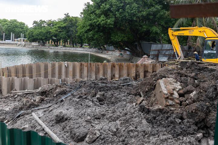 Hiện trạng loạt dự án chống ngập ở nội đô Hà Nội trước hạn về đích 30/5 - Ảnh 20