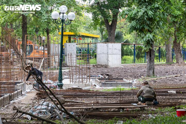 Hiện trạng loạt dự án chống ngập ở nội đô Hà Nội trước hạn về đích 30/5 - Ảnh 21