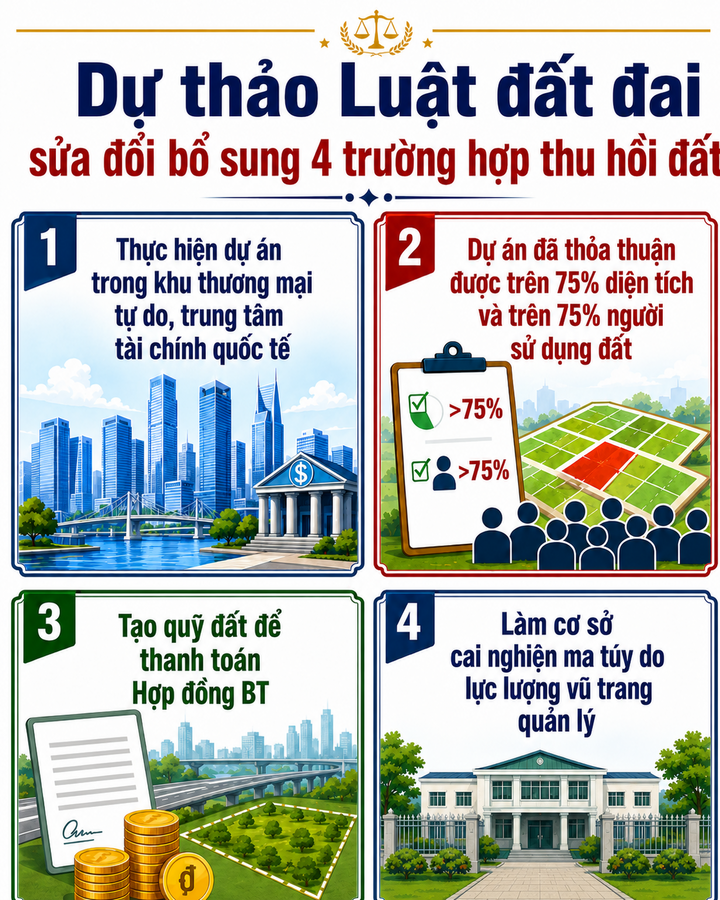 Sửa Luật Đất đai 2024: Chuyên gia đề xuất 'không phải lúc nào cũng thu hồi đất' - Ảnh 1