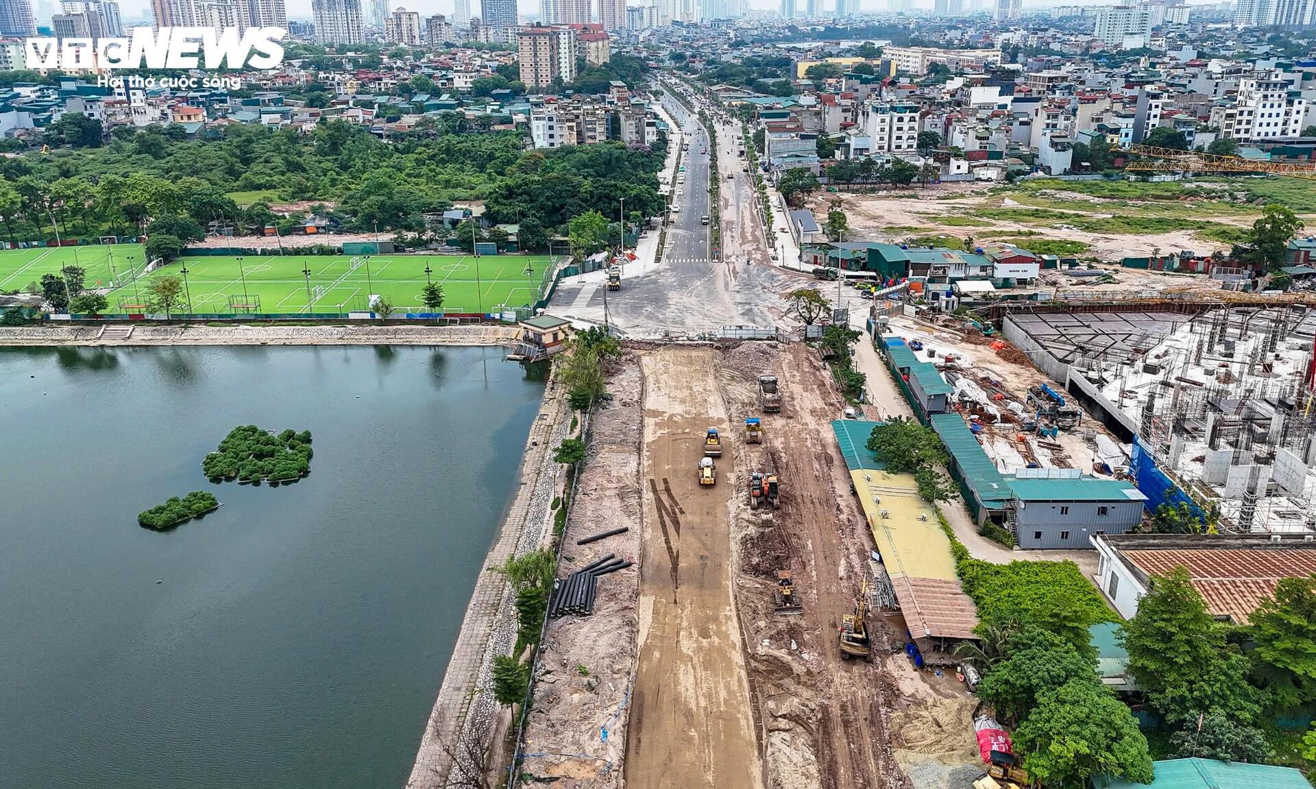 Diện mạo tuyến Vành đai 2,5 nối hầm chui Kim Đồng sau hơn 10 năm thi công - Ảnh 9