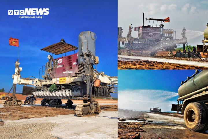 Gác nghỉ lễ, công nhân ngày đêm bám công trường sân bay Phù Cát - Ảnh 10