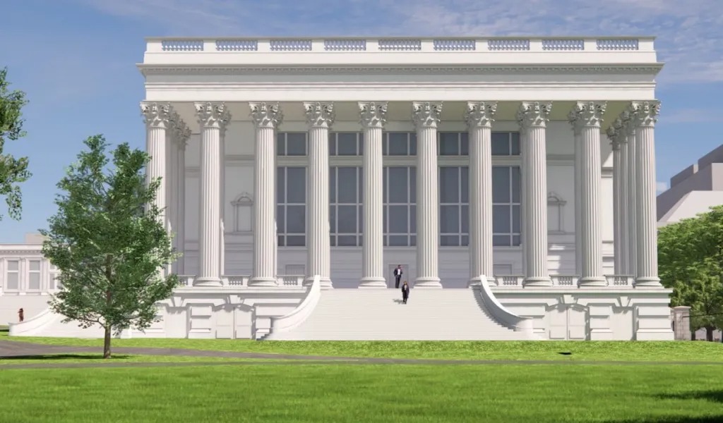 Nhà Trắng sắp có pháo đài kiên cố nhất lịch sử: Ông Trump xây mê cung 6 tầng, UAV tấn công cũng bị “bật ngược” - Ảnh 1