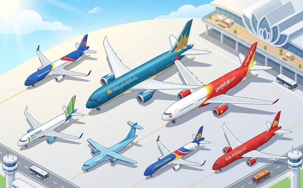 So găng năng lực đội bay của Vietnam Airlines, Vietjet Airs, Sun PhuQuoc Airways, Vietravel Airlines... - Ảnh 1