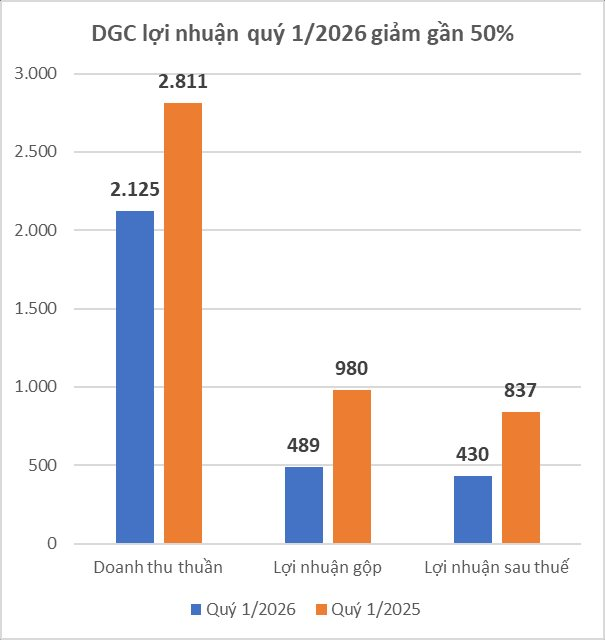 Hóa chất Đức Giang (DGC): Lợi nhuận Q1 giảm gần 50%, mất lợi thế giá vốn từ Khai trường 25 nhưng vẫn còn 'núi tiền' 11.200 tỷ và siêu dự án nghìn tỷ đang thành hình - Ảnh 2