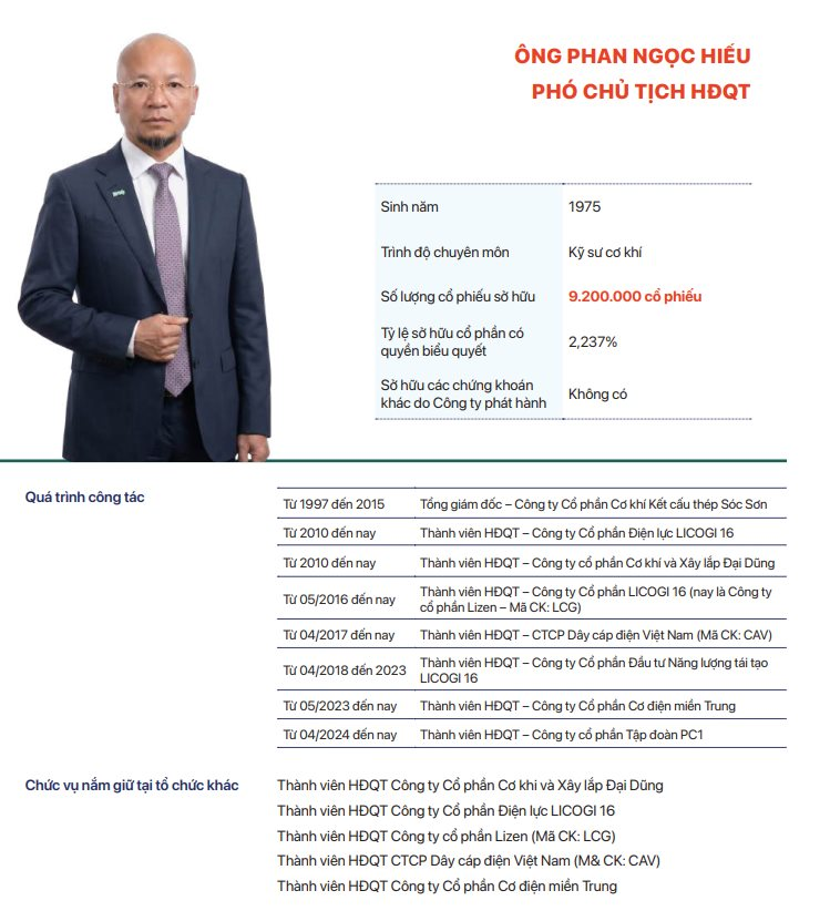 Chân dung thành viên duy nhất trong HĐQT PC1 không bị khởi tố - Ảnh 1
