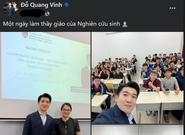 Chủ tịch Đỗ Quang Vinh bất ngờ làm "thầy giáo" - Ảnh 2