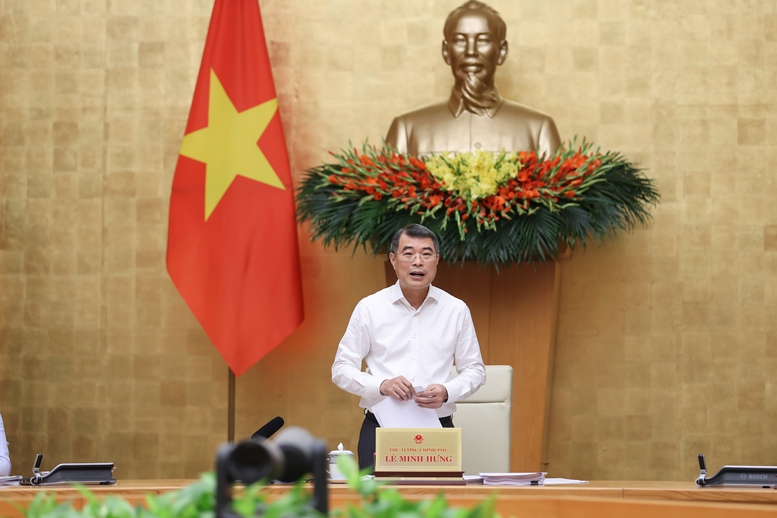 Thủ tướng Lê Minh Hưng chủ trì phiên họp thường kỳ đầu tiên của Chính phủ khóa XVI - Ảnh 2