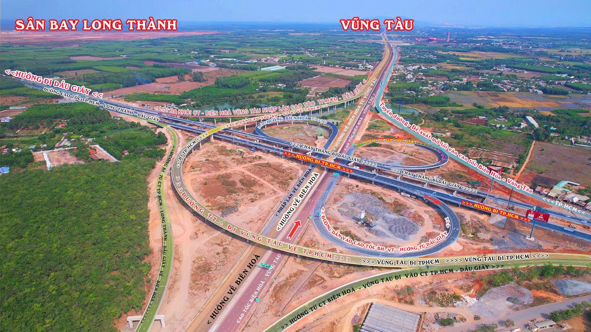 Bắt đầu thông xe tuyến cao tốc TPHCM - Long Thành vào cao tốc Biên Hòa - Vũng Tàu qua đường T2 - Ảnh 5