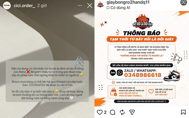 Hàng loạt brand "đóng cửa" trên Instagram: Chuyện gì đang xảy ra? - Ảnh 2